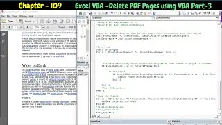 VBA PDF Automation - Delete PDF Pages using VBA | How to delete PDF pages using VBA (Part-3)