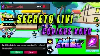 ANIME ATRIKE!  LOCALIZAÇÃO SECRETO LIVI PASSIVAS NOVAS  - CÓDIGOS NOVOS.roblox
