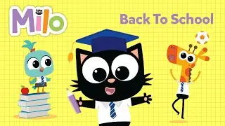 Milo Goes Back to School 🎒​ #kidscartoon