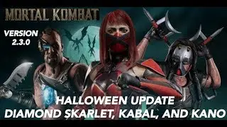 MK Mobile Version 2.3.0 - Diamond MK11 Skarlet, Black Dragon Kabal, and Cutthroat Kano