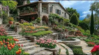 In the Embrace of Hills: A Mediterranean Garden's Serenade