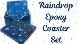 How to Make Your Own Raindrop Epoxy Coaster Set