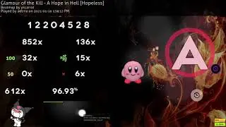 a hope in hell +DT 96.93% 6miss (8.56★ 321bpm)