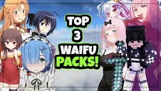 TOP 3 ANIME WAIFU MINECRAFT BEDWARS TEXTURE PACKS 1.8.9 (Anime texture packs) | PikaNetwork Bedwars