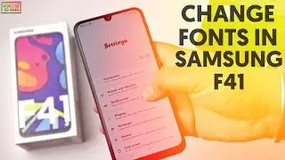Samsung F41 Fonts Change | How To Change Fonts in Samsung F41 | Samsung F41 Fonts Changer