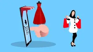 Online Shopping Animation screen effects 100% copywrite free