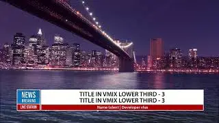 vMix - Lower third