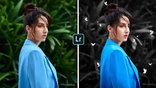 Lightroom realistic dark effect photo editing tutorial | lightroom background colour change preset