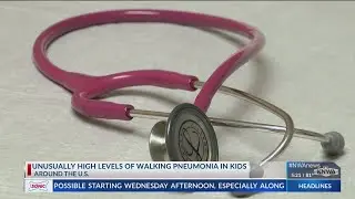 Walking pneumonia cases on the rise in the U.S.