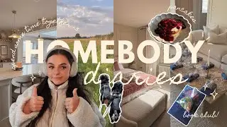 HOMEBODY DIARIES ep 3 | realistic days w me, host book club, reno updates, kitchen reset, unboxings!