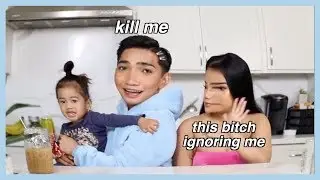 cleo annoying bretman rock and her mom (princess mae) for 1 minute straight