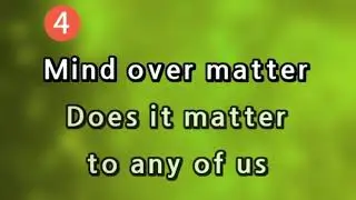 Mind Over Matter - Young The Giant | Karaoke