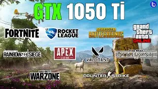 GTX 1050 Ti Laptop Test in 10 Online Multiplayer Games (FPS & Performance Test)