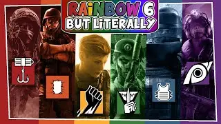 Rainbow 6 Siege BUT LITERALLY! (Part 1 - Get a Kill With Every Color of the Rainbow)