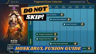 F2P Hoskarul Fusion Guide! | Fusions | RAID: Shadow Legends