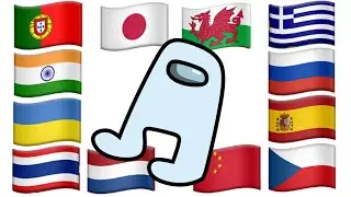 Amogus in different languages meme