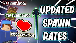 **UPDATED** All Item Spawnrates | A Universal Time | Roblox