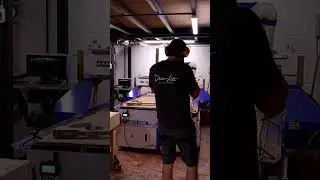 I’m building boat frames and the CNC is bevelling them 💪 #shorts #modern #wooden #boatbuilding