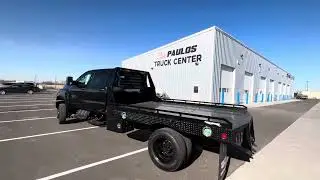 Blacked Out Medium Duty 5500 LT Black 12' Hillsboro Flat Bed