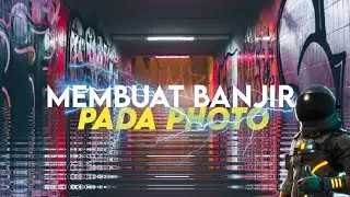 tutorial membuat efek banjir pada photo di android.