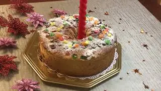 Рождественский пирог с ароматом апельсина и легким вкусом ореха и семечек
