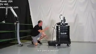 Ruwac DV460 Explosion Proof Dust Collector with 4
