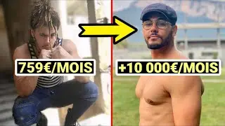 Je suis passé de 759€/ mois au chômage, ￼ à +10 000€/ MOIS￼ : MON HISTOIRE (SANS FILTRE)