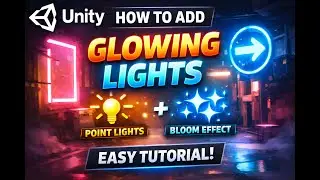 How to Add Glowing Lights in Unity Bloom & Point Lights Tutorial