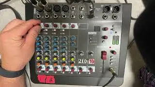 Basics of a soundboard for podcasting station - Zedi 10