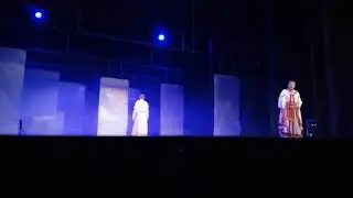 МХАТ им. Горького. "Мастер и Маргарита". Левий Матвей (М. Дахненко) и Понтий Пилат.