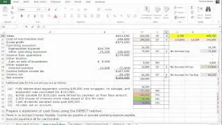 Statement of Cash flow - Direct Method 12 min