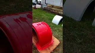 Установка задних крыльев на Вольво ВНЛ 670 часть2