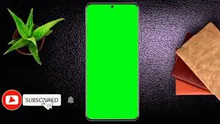 Xiaomi/Samsung Punch-Hole Display Mobile Frame || No Copyright Green Screen Mobile Frame Template.