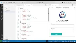 Halaman Login HTML CSS