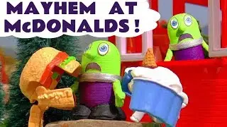 Funny Funlings Mayhem At McDonalds Story With Transformers Botbots