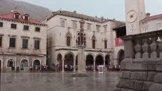 Midsummer hail storm in Dubrovnik, Croatia