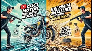 💦 CUCI MOTOR JADI LEBIH MUDAH! TEST REAIM JET CLEANER, WORTH IT BANGET