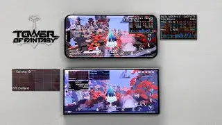 Gaming Test Part 2. Galaxy S24 Ultra vs. iPhone 15 Pro Max Tower of Fantasy FPS Performance Test.