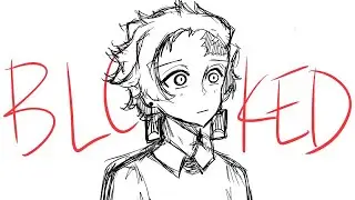 Tanjiro gets blocked on twitter