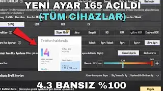 PUBG MOBILE 165 FPS ACTIVATED 4.3 BAN-FREE NEW EXTREMELY SMOOTH SETTINGS | 120 fps config pubg mo...