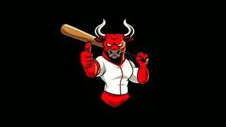 Bulls Baseball Mascot