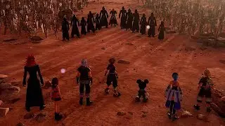 Kingdom Hearts 3 - Keyblade War | All Boss Fights | 7 Lights VS 13 Darknesses