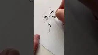 "Fresh Marigolds" Copperplate Calligraphy Quote w/ A Pointed Pen | July #LetteringChallenge #ASMR