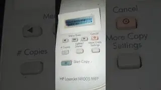 HP P1005 printer language change #shorts