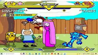 Sandal M.U.G.E.N Battle 84: Finn and Bubblegum vs Ren and Stimpy