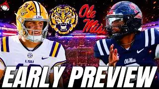 LSU vs Ole Miss Early Prediction | Lane Kiffin Returns to his Former Team