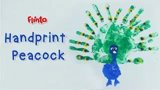 Handprint Peacock | Do It Yourself | Easy Craft For Kids | Kids Learning Videos