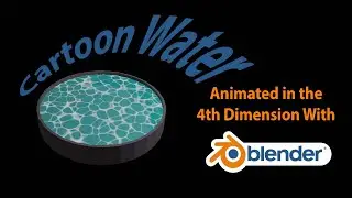 Animated Cartoon Water Tutorial in Blender With Voronoi Nodes
