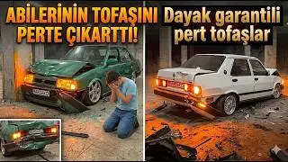 ABİLERİNİN BASIK ARABALARINI KAÇIRAN EFE(12yaş) 2 TAMPONUDA ELİNE ALIYOR :D