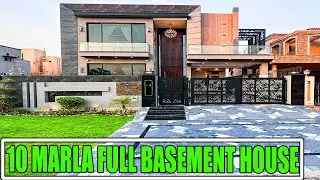 10 Marla 35'X65'Full Basement Modern Designer House for Sale in  Phase 6 DHA Lahore